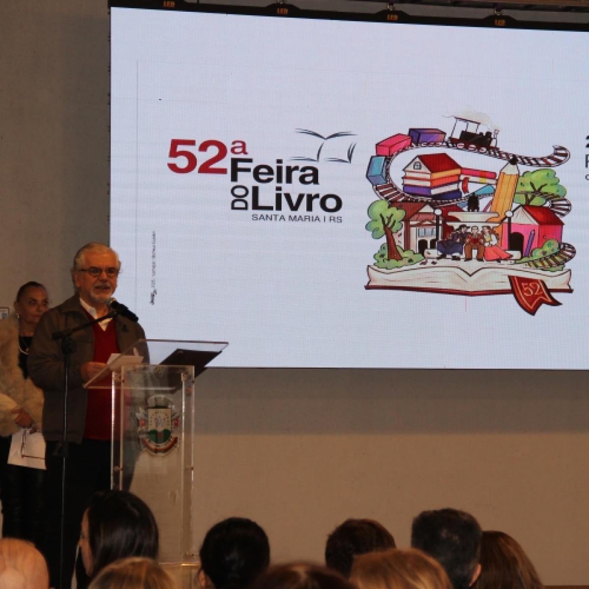 Lançamento da 52ª Feira do Livro de Santa Maria