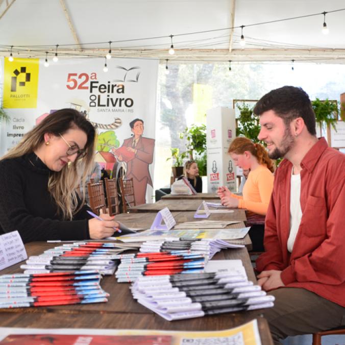 Gráfica Pallotti na 52ª Feira do Livro de Santa Maria 